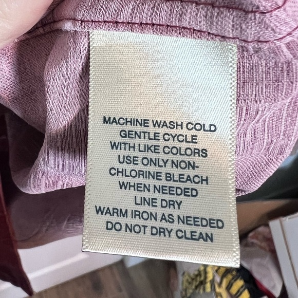 VNTG 100% Silk Washable Palm Leaf Print Hawaiian Shirt - Picture 5 of 5